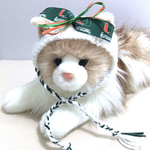 University of Miami HURRICANES Cat Hat *NEW*